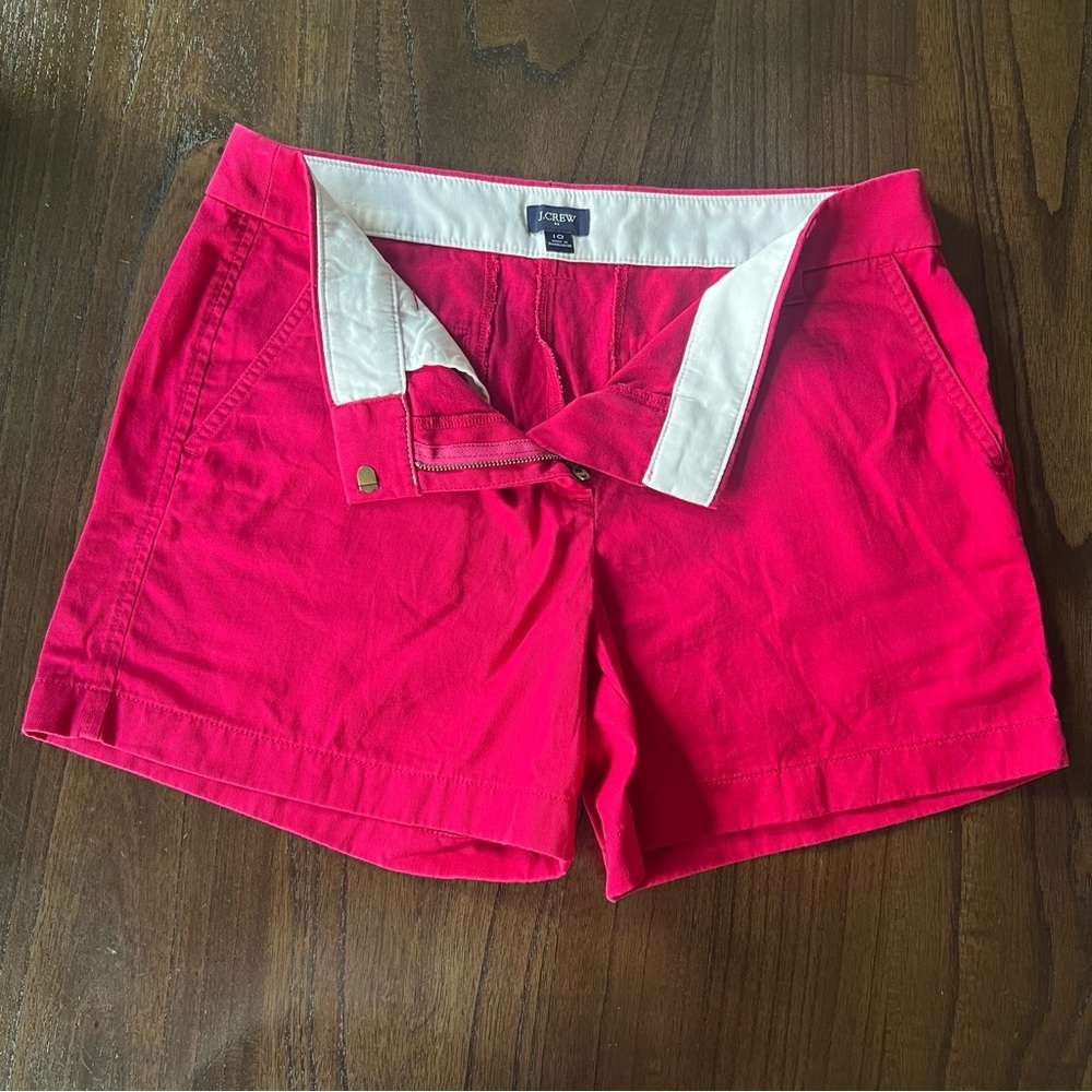 J. Crew Hot Pink Women's Bermuda Shorts